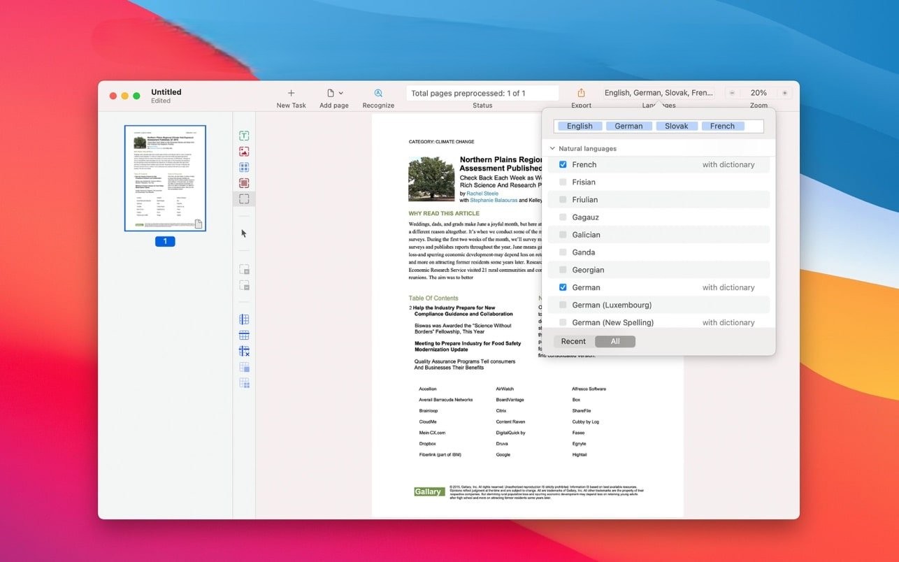 ABBYY FineReader PDF screenshot 2